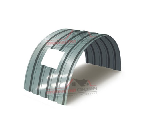 Укрытие конвейеров из арочного профлиста МП35ПГ-1076, 0,5, нержавеющий по выгодной цене в широком ассортименте