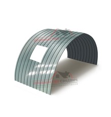 Укрытие конвейеров из арочного профлиста С10ПГ-1160, 0,7, нержавеющий