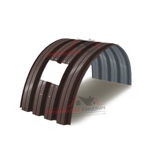 Укрытие конвейеров из арочного профлиста Н75ПГ-800, 1,0, в полимерном покрытии