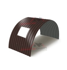 Укрытие конвейеров из арочного профлиста С8ПГ-1200, 1,0, в полимерном покрытии