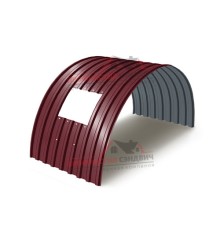 Укрытие конвейеров из арочного профлиста МП20ПГ-1150, 0,7, в полимерном покрытии