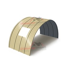 Укрытие конвейеров из арочного профлиста НС18ПГ-1170, 0,5, в полимерном покрытии