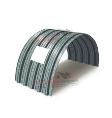 Укрытие конвейеров из арочного профлиста НС35ПГ-1060, 0,5, оцинкованный