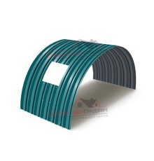 Укрытие конвейеров из арочного профлиста С15ПГ-1190, 0,9, в полимерном покрытии