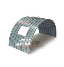 Укрытие конвейеров из арочного профлиста С17ПГ-1163, 0,7, нержавеющий