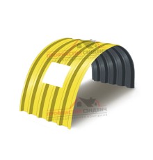 Укрытие конвейеров из арочного профлиста С44ПГ-1047, 0,5, в полимерном покрытии