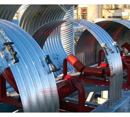 Укрытие конвейеров из арочного профлиста МП20ПГ-1150, 0,8, в полимерном покрытии по выгодной цене в широком ассортименте