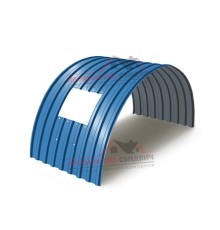 Укрытие конвейеров из арочного профлиста МП20ПГ-1150, 0,8, в полимерном покрытии