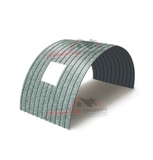 Укрытие конвейеров из арочного профлиста С10ПГ-1160, 0,6, оцинкованный