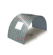 Укрытие конвейеров из арочного профлиста С18ПГ-1023, 0,6, оцинкованный