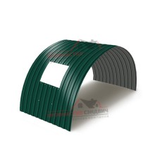 Укрытие конвейеров из арочного профлиста МП10ПГ-1200, 0,8, в полимерном покрытии