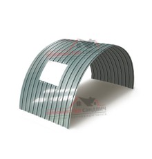 Укрытие конвейеров из арочного профлиста С8ПГ-1200, 0,8, нержавеющий