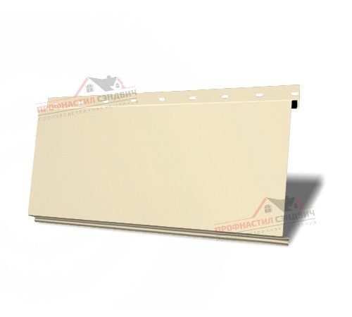 Купить линеарную панель-торцами гладкую-24хС/20, RAL 1015 Слоновая кость 