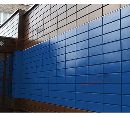 Купить линеарную панель-торцами гладкую-24хС/20, RAL 5005 Синий 