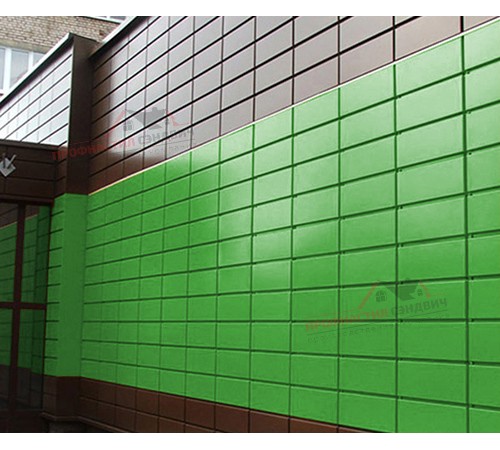 Купить линеарную панель-открытую гладкую-24хС/20, RAL 6018 Ярко-зеленый 