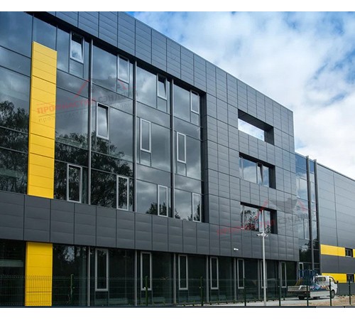 Купить линеарную панель-торцами гладкую-24хС/20, RAL 7024 Серый графит 