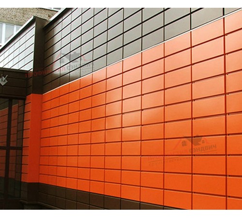 Купить линеарную панель-торцами гладкую-24хС/20, RAL 8017 Коричневый шоколад 