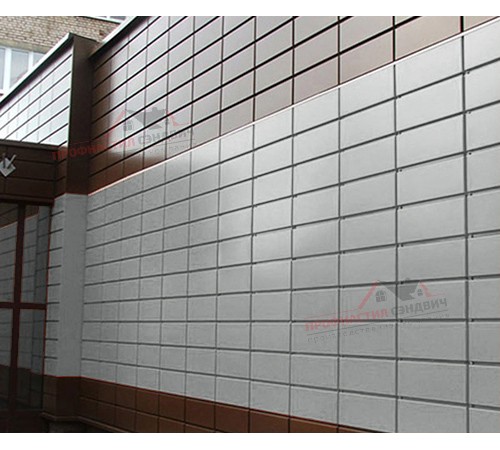 Купить линеарную панель-торцами гладкую-24хС/20, RAL 9006 Серый металлик 