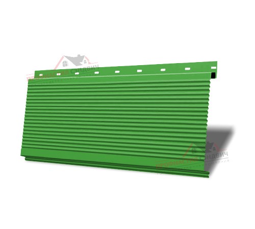 Купить линеарную панель-открытая волна-24хС/20 профилированная RAL 6018 Ярко-зеленый 