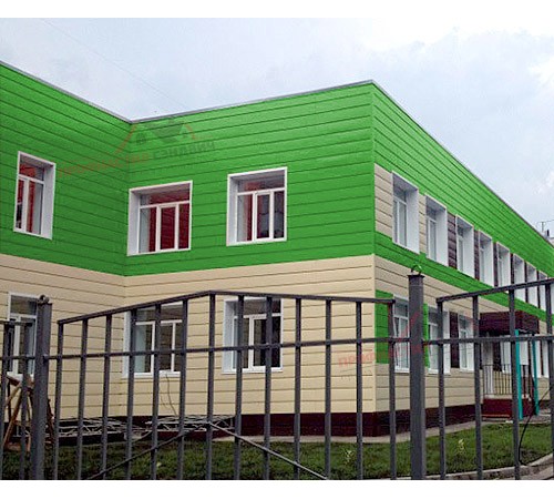 Купить линеарную панель-открытая волна-24хС/20 профилированная RAL 6018 Ярко-зеленый 