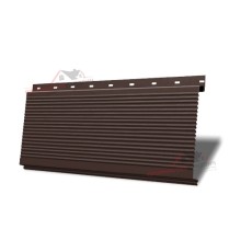 Линеарная панель-открытый волна-24хС/20 профилированная RAL 8017 Коричневый шоколад