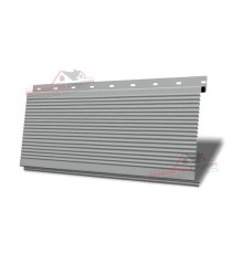 Линеарная панель-открытый волна-24хС/20 профилированная RAL 9006 Серый металлик