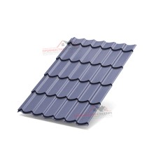 Металлочерепица Макси-0.5, Высота ступеньки-21мм, Длина ступеньки-400мм, PURMAN Galmei