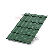 Металлочерепица Макси-0.5, Высота ступеньки-21мм, Длина ступеньки-400мм, Призма Pegasus