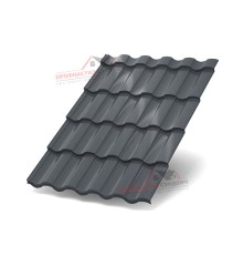 Металлочерепица Монтекристо-0.5, Высота ступеньки-25мм, Длина ступеньки-350мм, PURETAN RR23