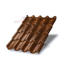 Металлочерепица Монтерроса-0.5, Высота ступеньки-35мм, Длина ступеньки-400мм, КЛД Anticato