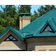 Металлочерепица Монтеррей-0.5, Высота ступеньки-14мм, Длина ступеньки-350мм, Полиэстер RAL5021
