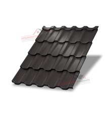 Металлочерепица Трамонтана-0.5, Высота ступеньки-25мм, Длина ступеньки-350мм, Norman RR32