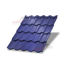 Металлочерепица Трамонтана-0.5, Высота ступеньки-30мм, Длина ступеньки-350мм, PURMAN Citrine