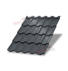 Металлочерепица Трамонтана-0.5, Высота ступеньки-25мм, Длина ступеньки-350мм, PURETAN RR23