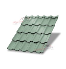 Металлочерепица Трамонтана-0.5, Высота ступеньки-30мм, Длина ступеньки-350мм, PURMAN Tourmalin