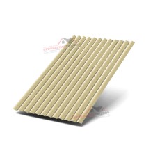 Профилированный лист МП18-0.45, Ширина-1100, Полиэстер RAL1014