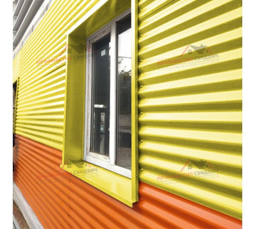 Купить профилированный лист МП18-0.45, Ширина-1100, Полиэстер RAL1018 