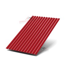 Профилированный лист МП18-0.45, Ширина-1100, Полиэстер RAL3020