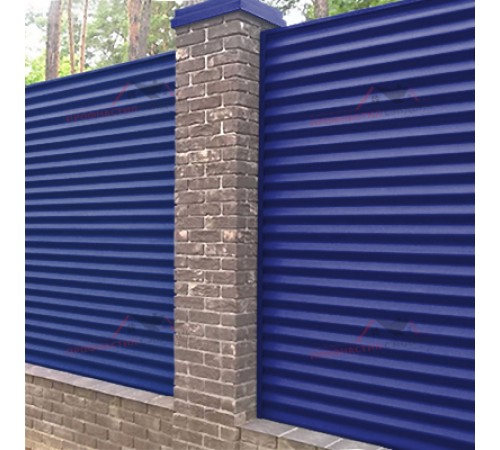 Купить профнастил МП18-0.5, Ширина-1100, Полиэстер RAL5002 