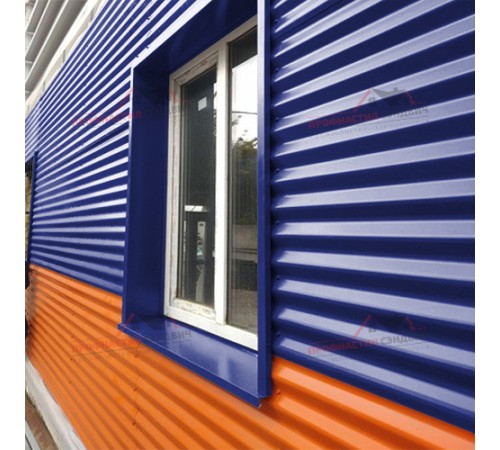 Купить профилированный лист МП18-0.5, Ширина-1100, Norman RAL5002 