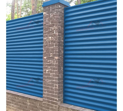 Купить профнастил МП18-0.7, Ширина-1100, Полиэстер RAL5015 