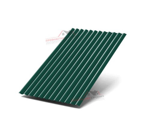 Купить профнастил МП18-0.45, Ширина-1100, Полиэстер RAL6005 