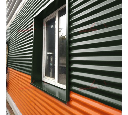 Купить профилированный лист МП18-0.5, Ширина-1100, Viking E RAL6007 