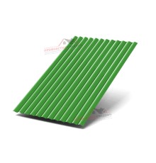 Профилированный лист МП18-0.5, Ширина-1100, Полиэстер RAL6018