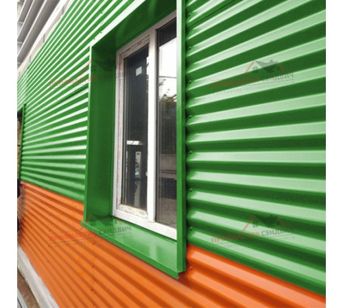 Купить профилированный лист МП18-0.5, Ширина-1100, Norman RAL6018 