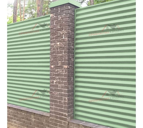 Купить профнастил МП18-0.5, Ширина-1100, Norman RAL6019 