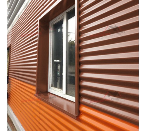 Купить профилированный лист МП18-0.5, Ширина-1100, Viking E RAL8004 