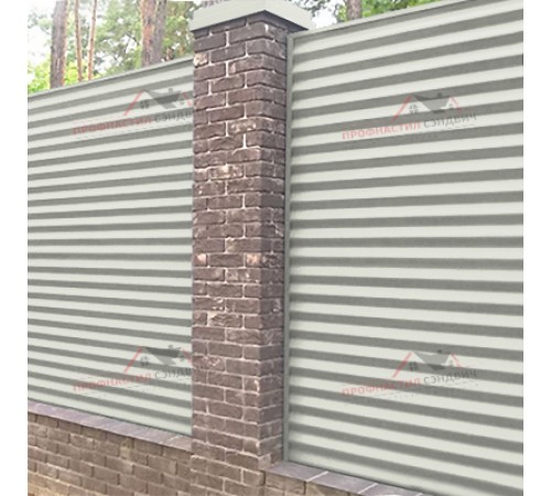 Купить профнастил МП18-0.5, Ширина-1100, Полиэстер RAL9002 