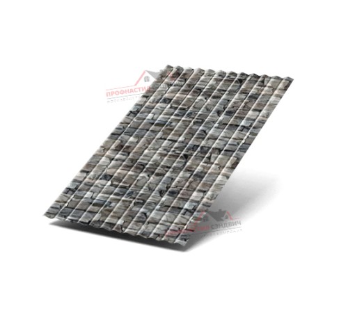 Купить профнастил МП18-0.5, Ширина-1100,ECOSTEEL Белый Камень 