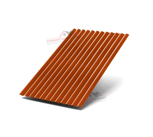 Купить профнастил МП18-0.5, Ширина-1100, AGNETA Copper/Copper 